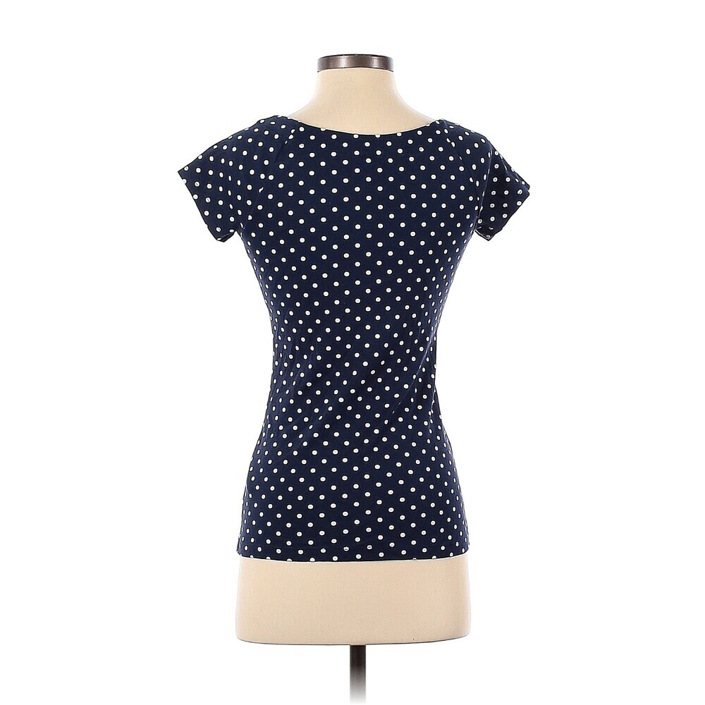 Lauren Ralph Lauren Polka Dot Short Sleeve Cotton Tee shirt (NWT) - Picture 2 of 3